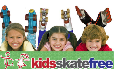 Free Roller Skating For Kids All Summer (US only)