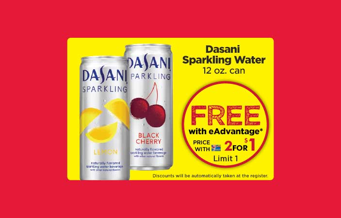 Dasani water coupons