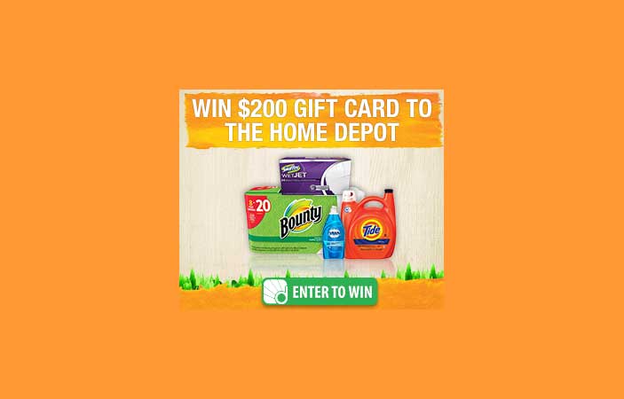 p g home depot sweepstakes us only p g home depot sweepstakes us only
