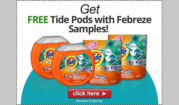 Tide pods freebies