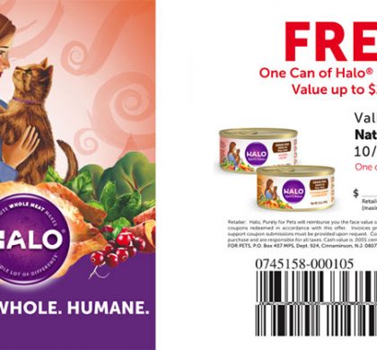 Halo dog food coupons