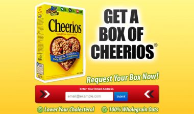 FREE Cheerios Sample – Email Submit