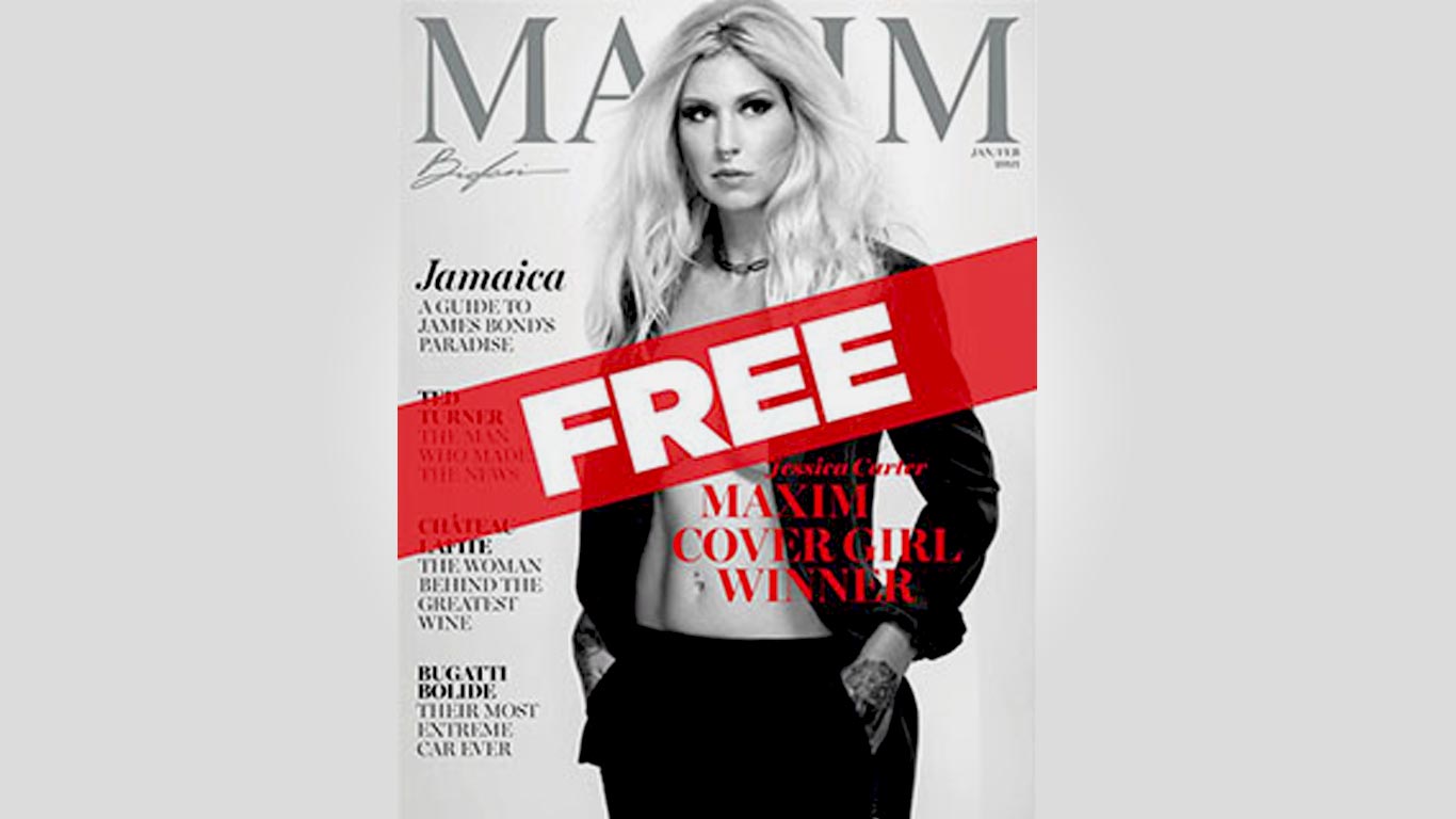 free maxim magazine subscription