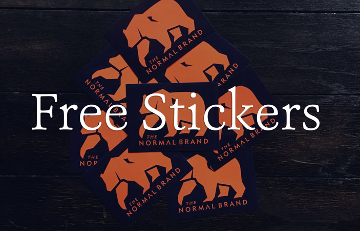 FREE Normal Brand Sticker