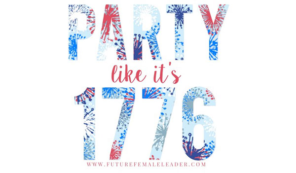 Free Party Like It’s 1776 Sticker
