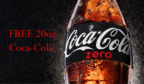 FREE 20oz Coca-Cola