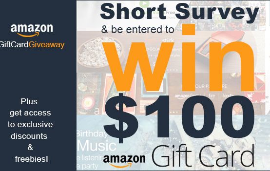 Amazon Gift Card Giveaway