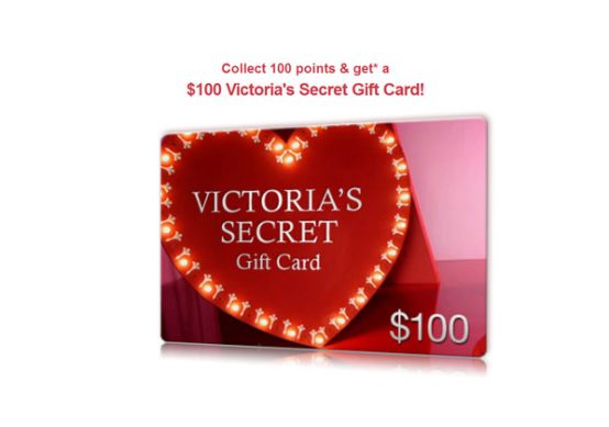 Get a Victorias Secret Valentines Visa Gift Card
