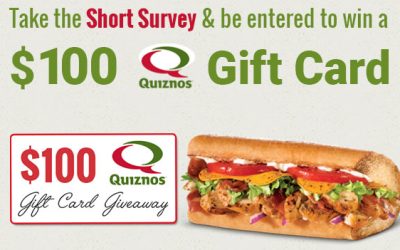 Quizno's Gift Card