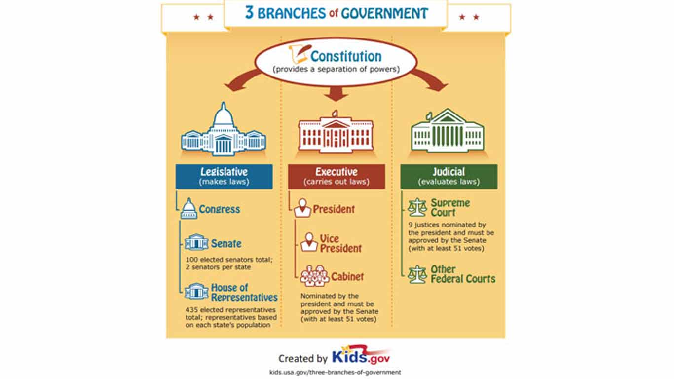 Free Branches of Government Poster