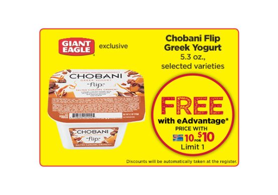 FREE Chobani Flip Greek Yogurt