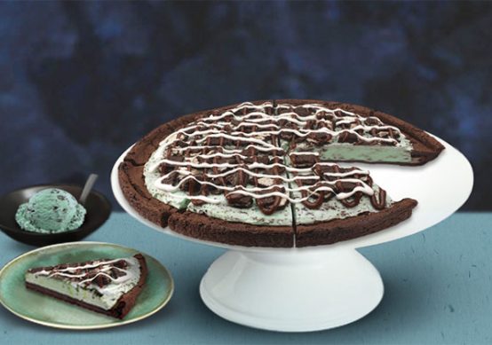 FREE New Mint Chocolate Chip Polar Pizza Ice Cream Treat