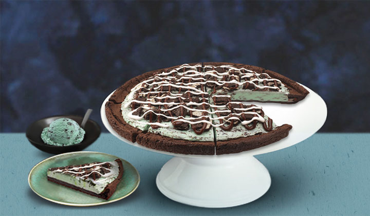 FREE New Mint Chocolate Chip Polar Pizza Ice Cream Treat