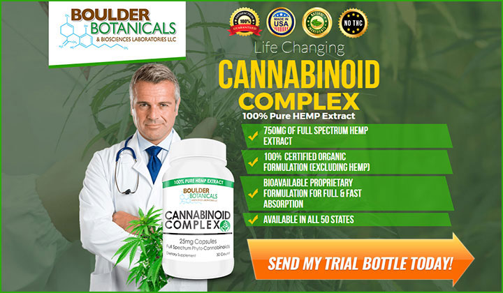 Boulder Botanicals Cannabinoid Complex Trial