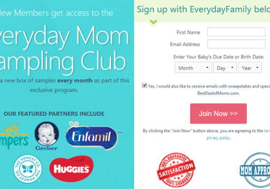 Everyday Moms Sampling Club