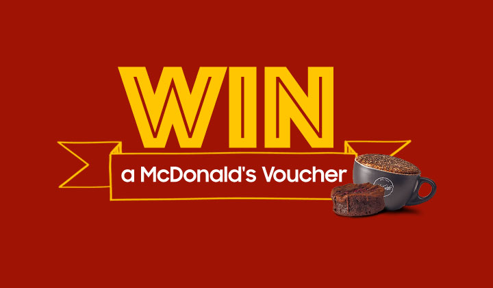 WIN A McDonalds Voucher