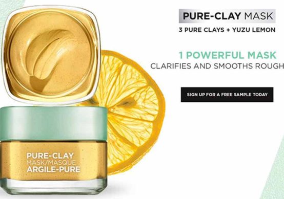 Free L'Oreal Pure-Clay Mask Sample