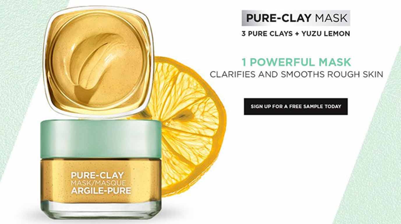 Free L'Oreal Pure-Clay Mask Sample