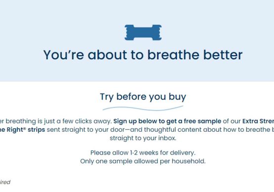 Free Breathe Right Sample