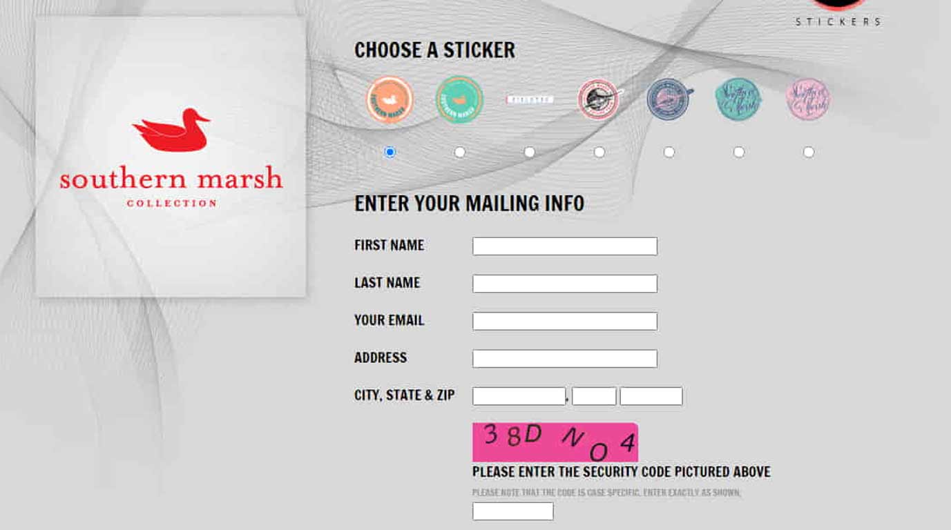 Free Southern Marsh Stickers Free Southern Marsh Stickers