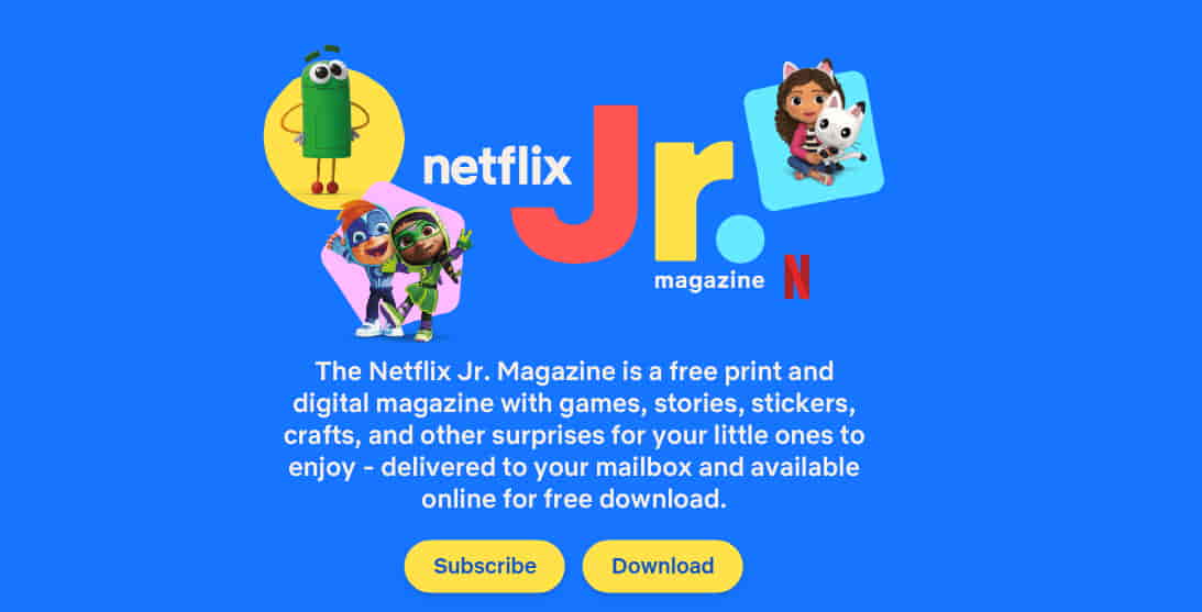 Free Netflix Junior Magazine
