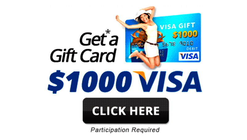 $1000 Visa Gift Card