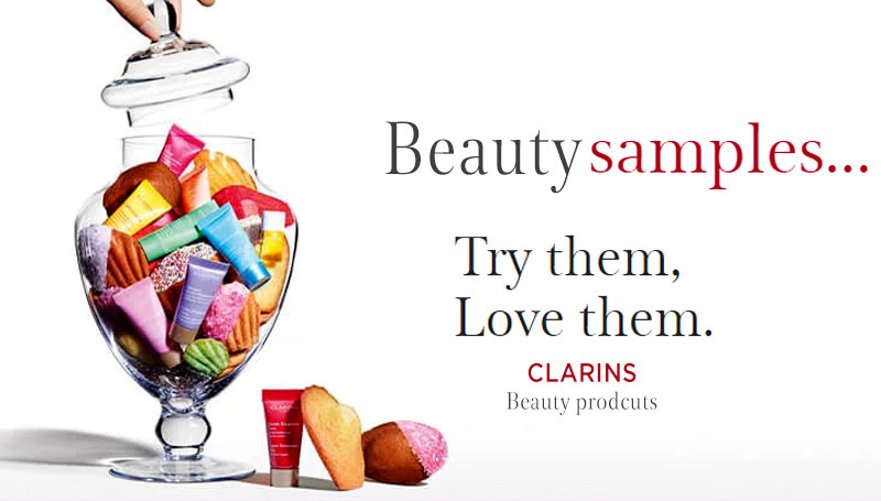 Clarins Beauty samples