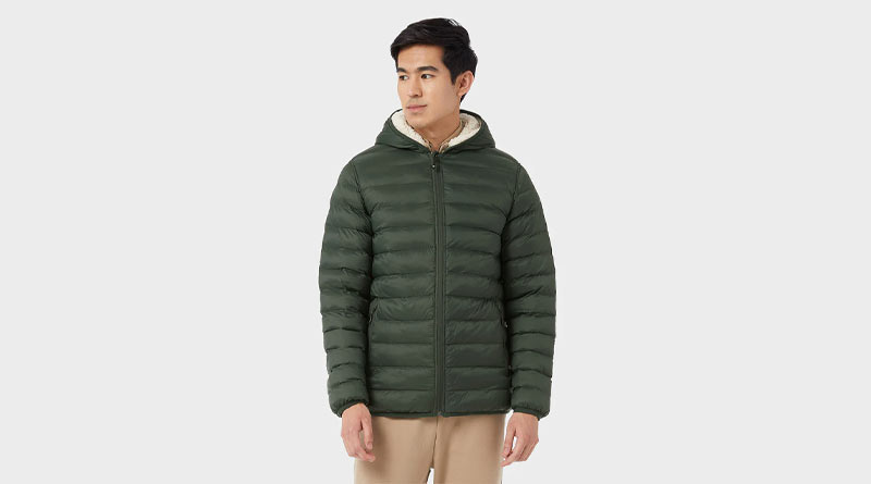 Mens Hooded Sherpa