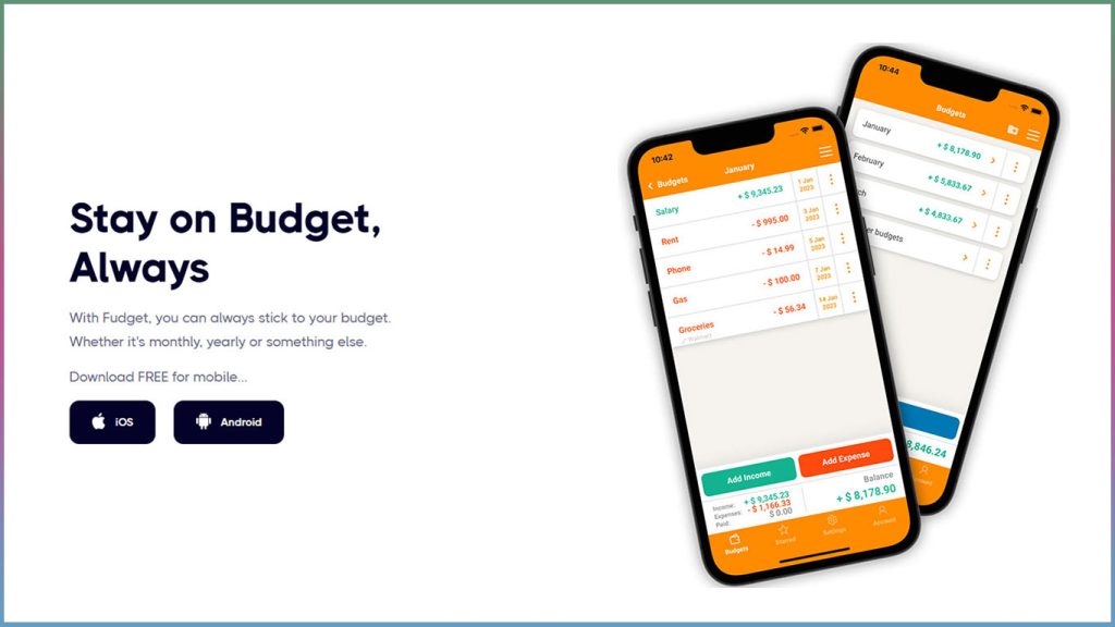 Fudget Budgeting App