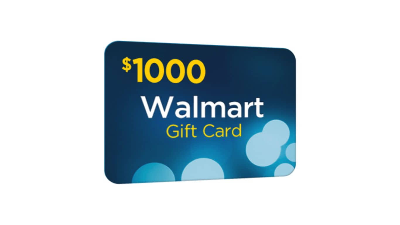 $1000 Walmart Gift Card