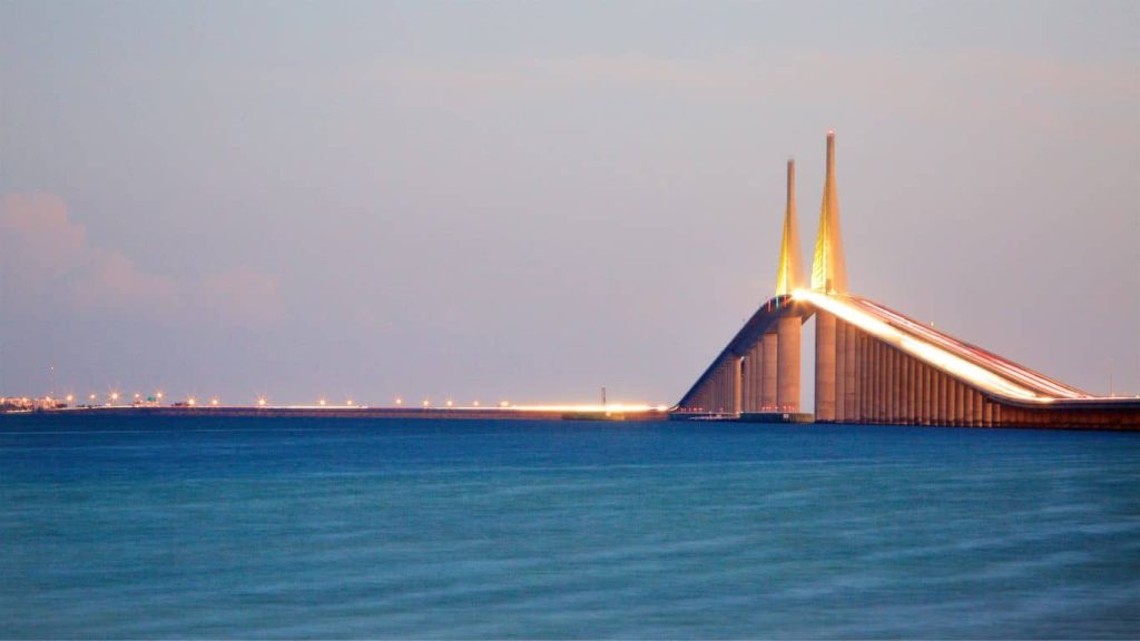 Drive at the Sunshine Skyway