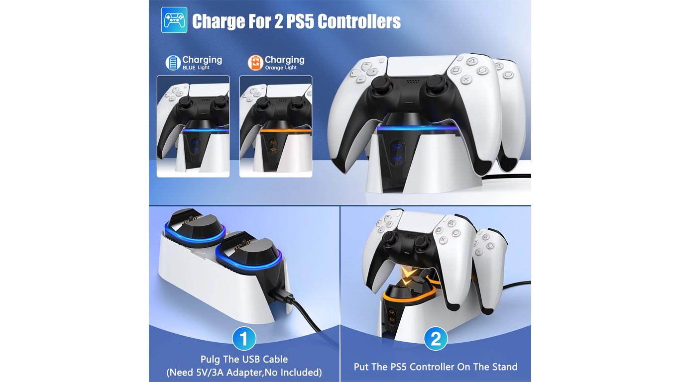 Charger for PS5 Controller