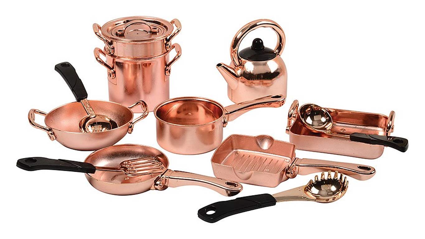 Copper Play Kitchen Set