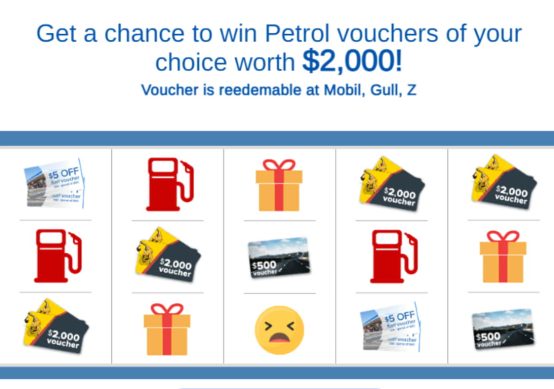 $2000 Petrol Gift Card by Kiwi Gifts