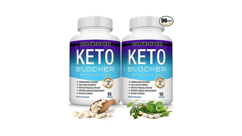 Toplux Keto Blocker Pills White Kidney Bean Extract