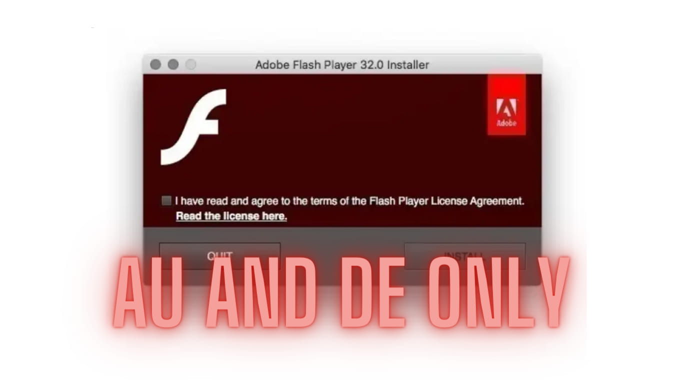 Mac Flash Player Update for Australia and Denmark
