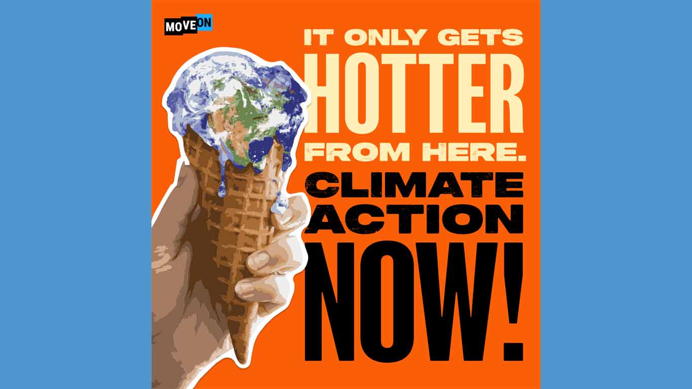 Climate Action Now Sticker