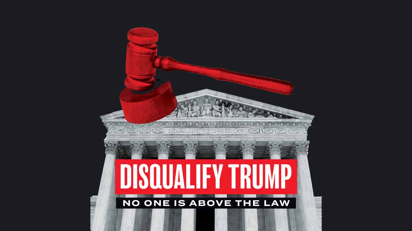 Disqualify Trump Sticker Disqualify Trump Sticker