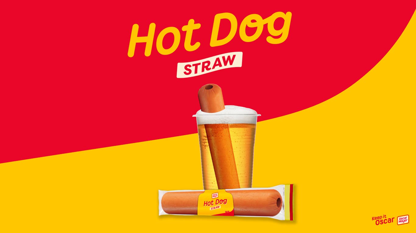 Hot Dog Straw Hot Dog Straw