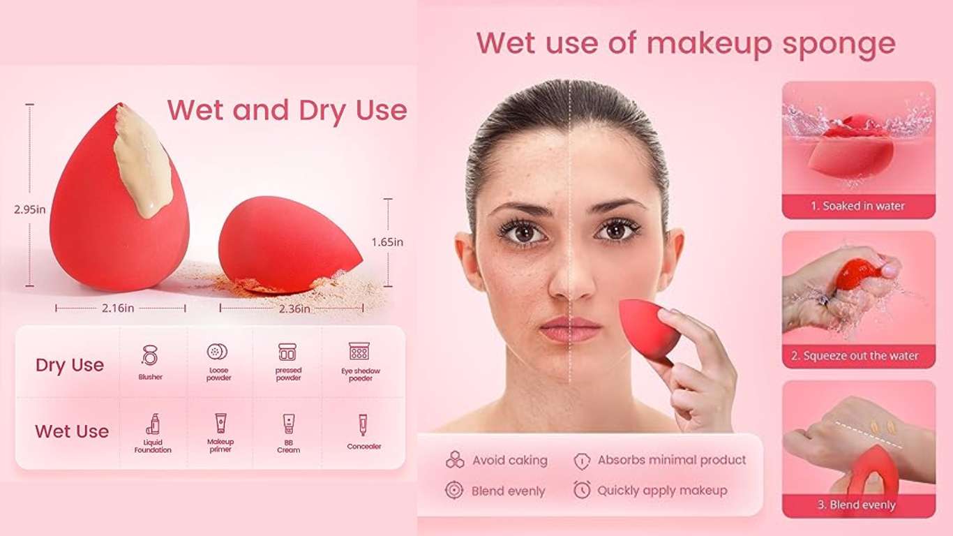 BEAKEY Makeup Sponges BEAKEY Makeup Sponges