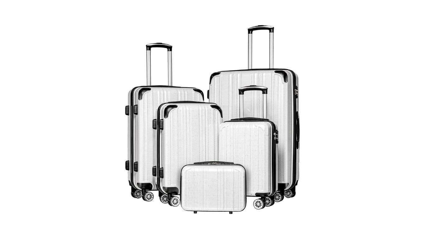 Coolife Luggage Expandable Suitcase