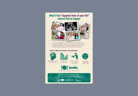 Moms' Mental Health Matters Poster