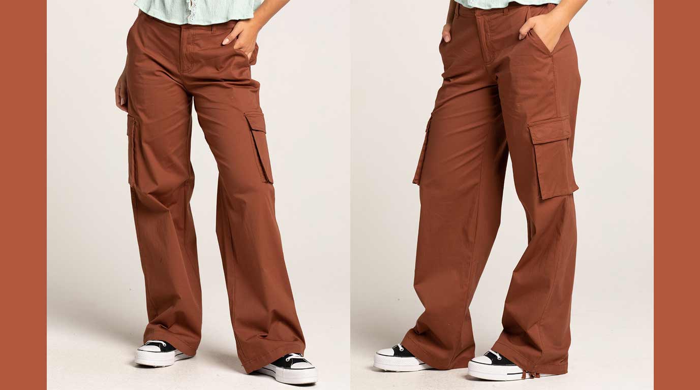 Womens Cargo Jogger Pants