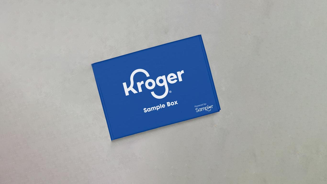 Kroger sample box Kroger sample box