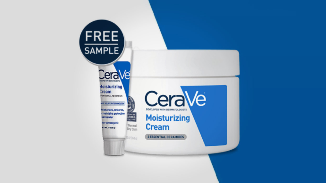 Free CeraVe Moisturizing Cream Sample