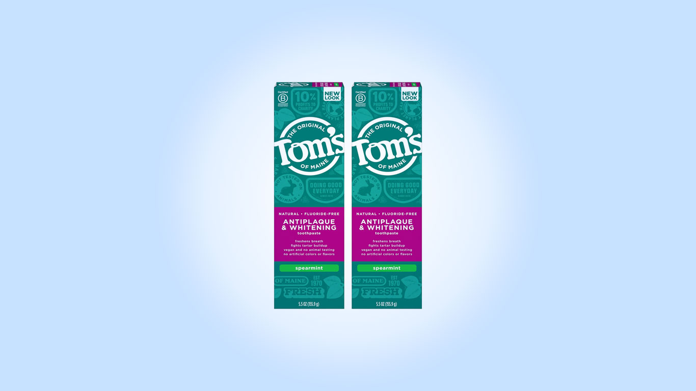 Buy Tom’s of Maine Toothpaste and Save More Than 50%