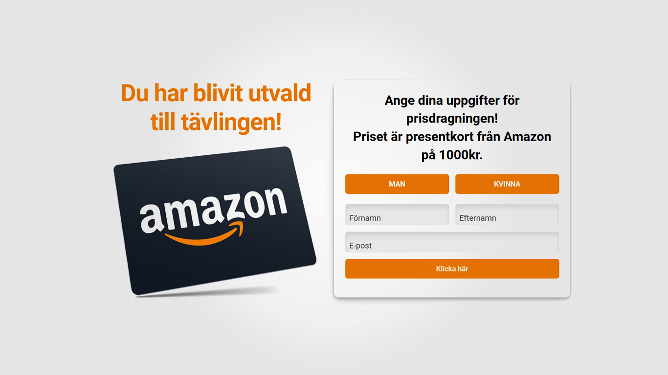 Win an Amazon Gift Card – Sweden