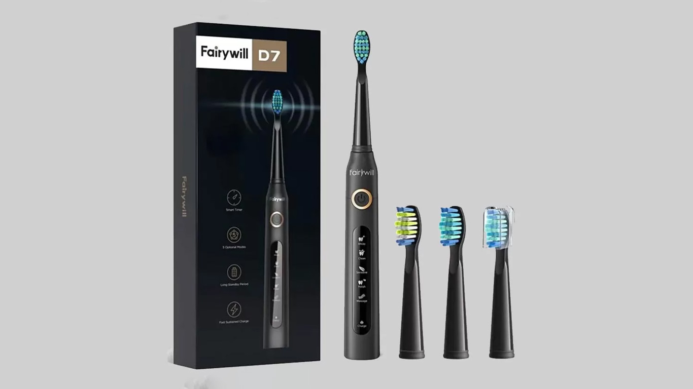 Fairywill Electric Toothbrush – Get $11 OFF!